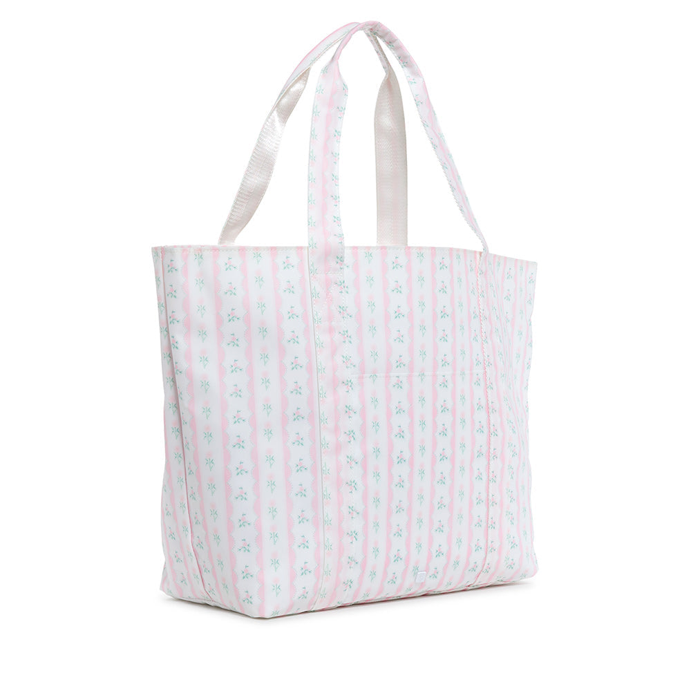 TRVL | Jumbo Tote - Ribbon Floral Pink
