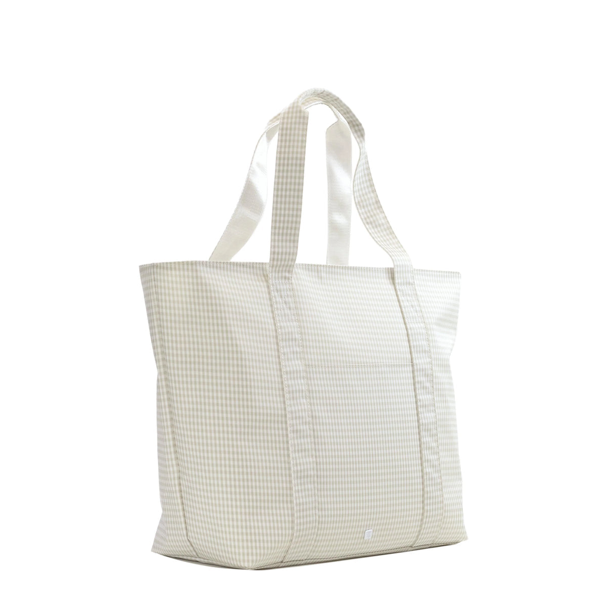 TRVL | Jumbo Tote - Pearl Grey Gingham