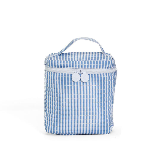 TRVL | Quilted Go Go Insulated Bag - Pimlico Stripe Chambray