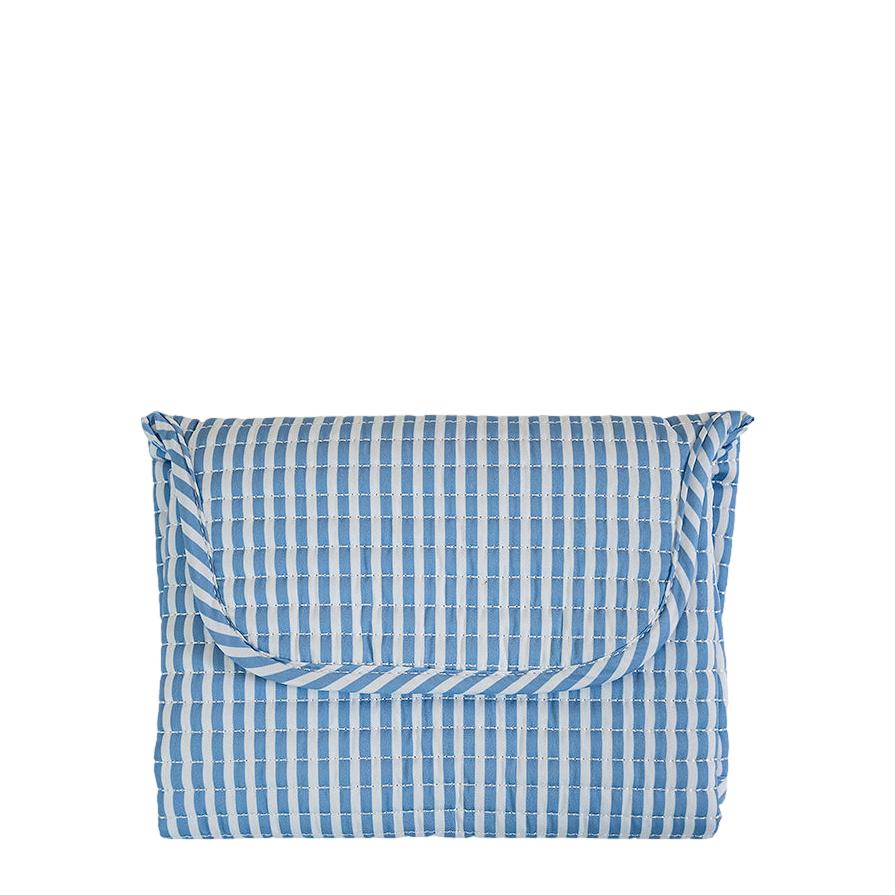 TRVL | Quilted Changing Mat - Pimlico Stripe Chambray