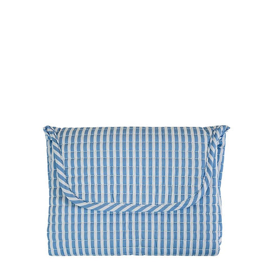 TRVL | Quilted Changing Mat - Pimlico Stripe Chambray