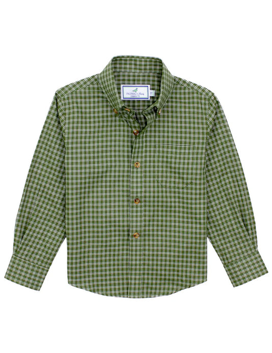 Properly Tied | Woodland Sportshirt Cypress Needle