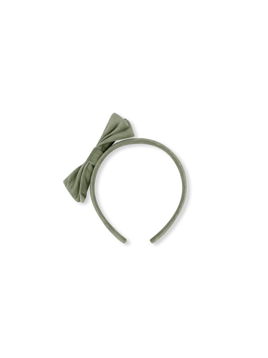 Lullaby Set | Hadley Headband - Leyland Green Velvet