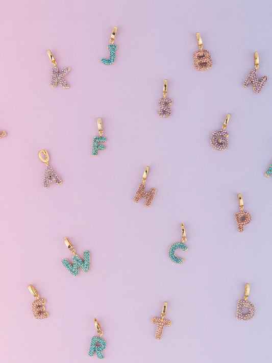 Charm Bar | Faye Luxe Initial Charm