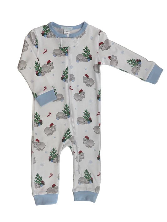 Lulu Bebe | Hippo Boy Romper