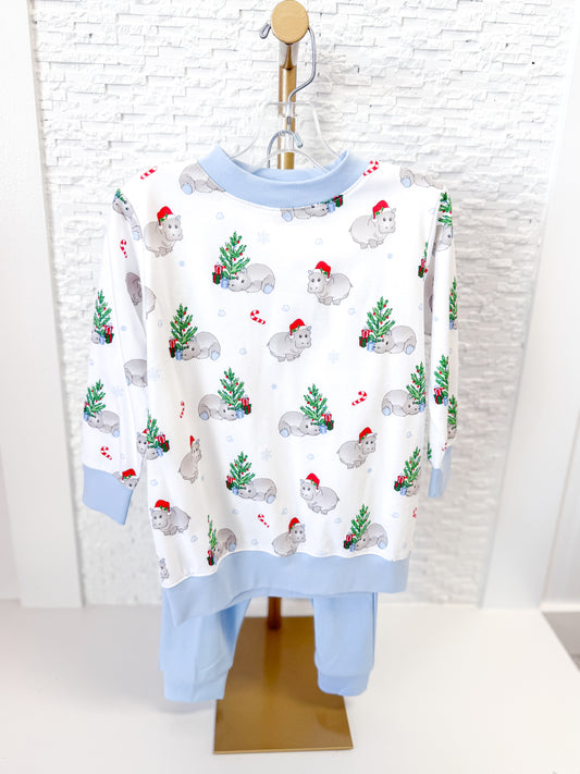 Lulu Bebe | Hippo Boy Set