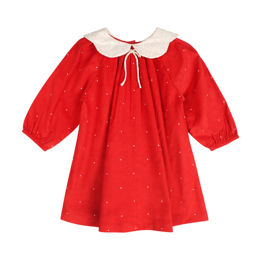 Larili | Christmas Carol Red Holiday Dress