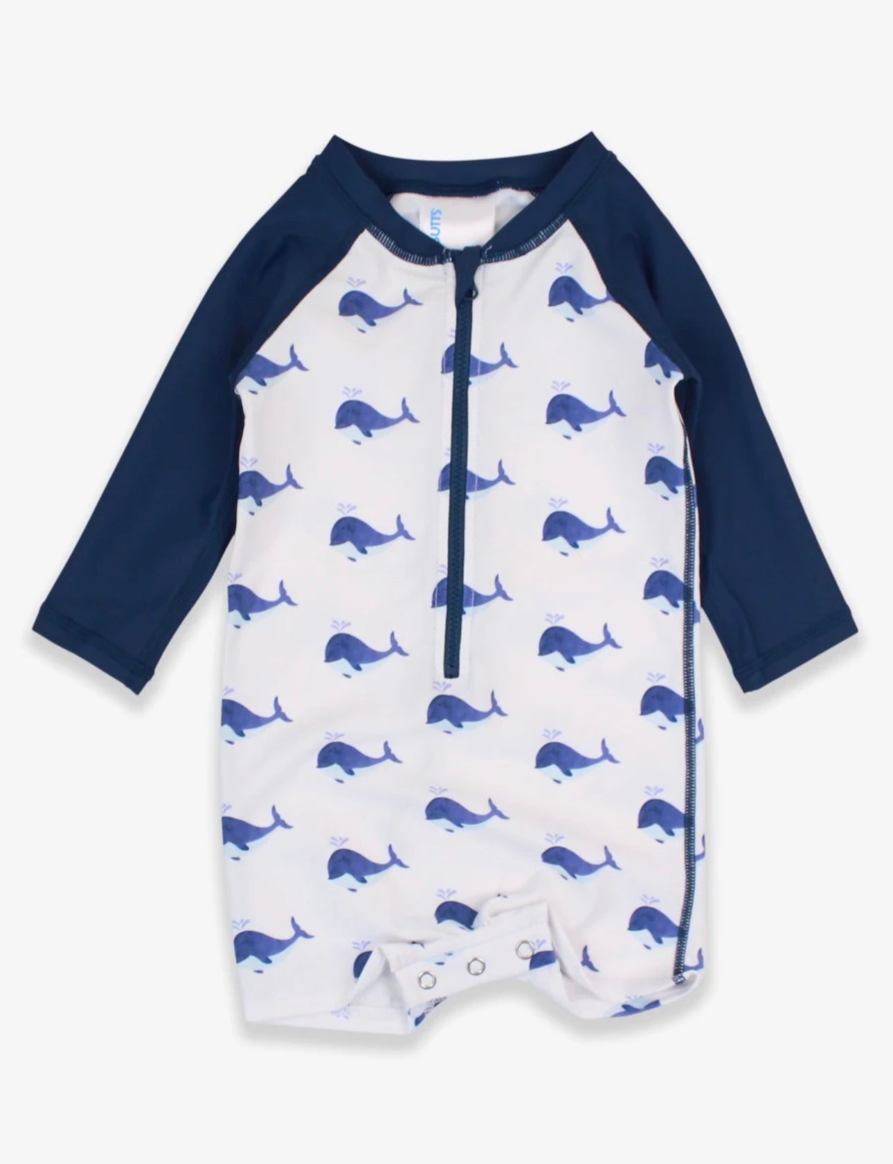 RuggedButts - Whale Friends LS One Piece Rash Guard