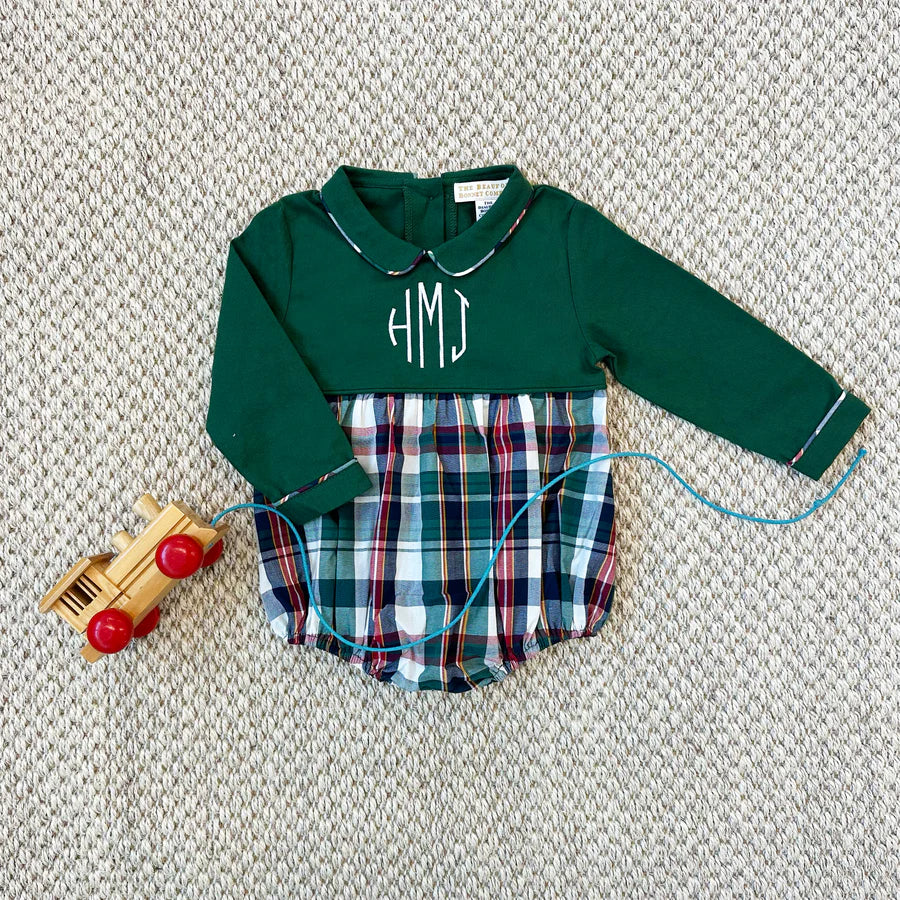 TBBC - Bradford Bubble LS Flannel Grier Green/Field Park Plaid