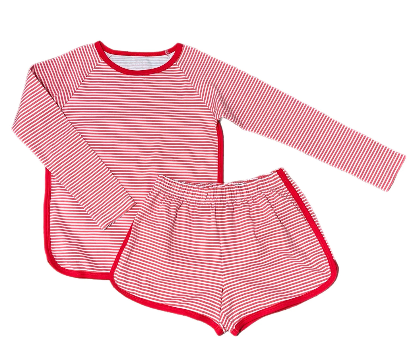 BE Elizabeth - Lounge Set Red Stripe