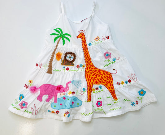 Cotton Kids - White Safari Dress