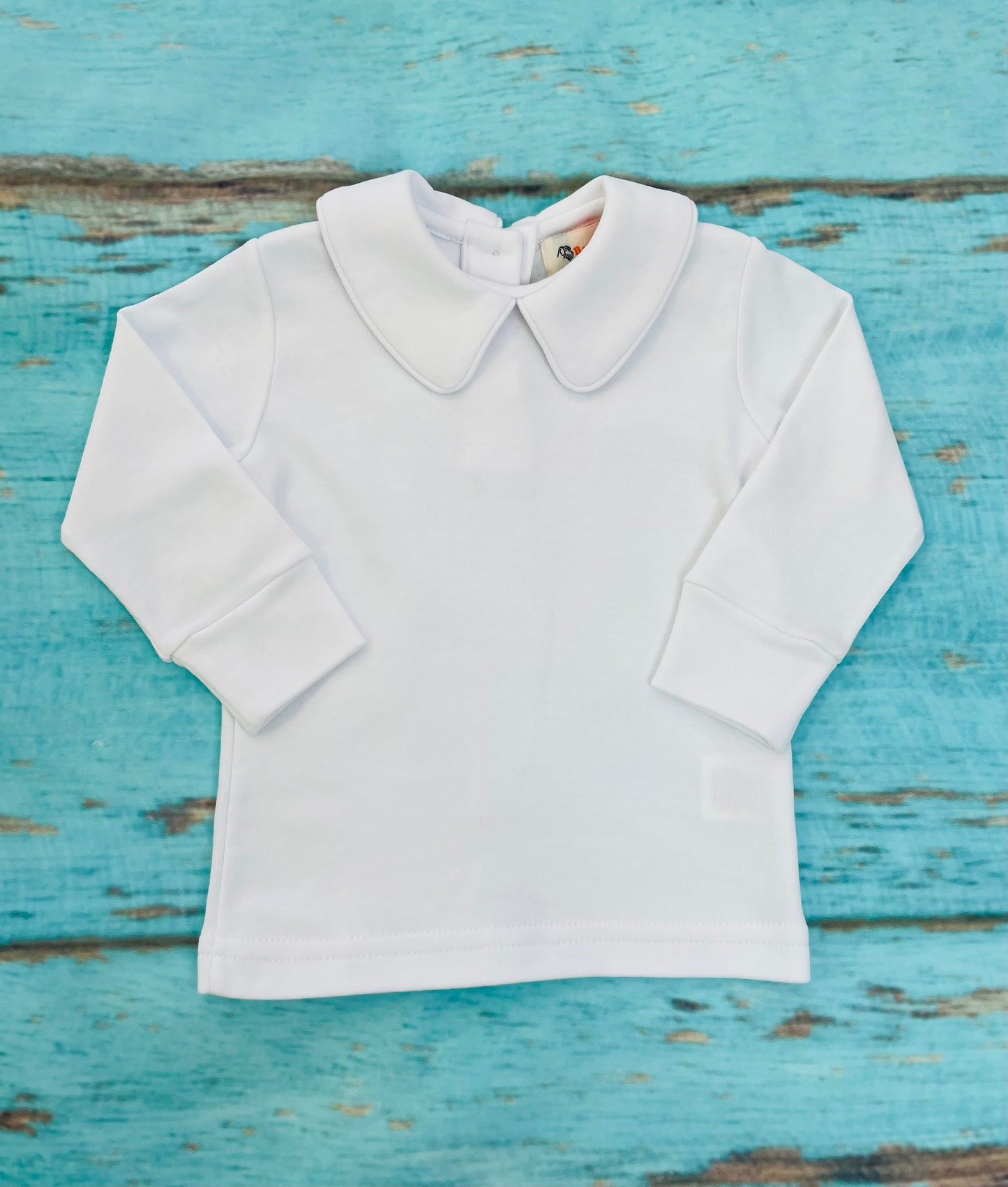 Luigi Kids - Boys Peter Pan Collar LS Shirt