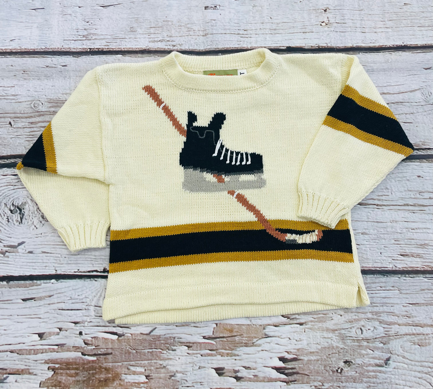 Claver - Hockey Striped Sweater