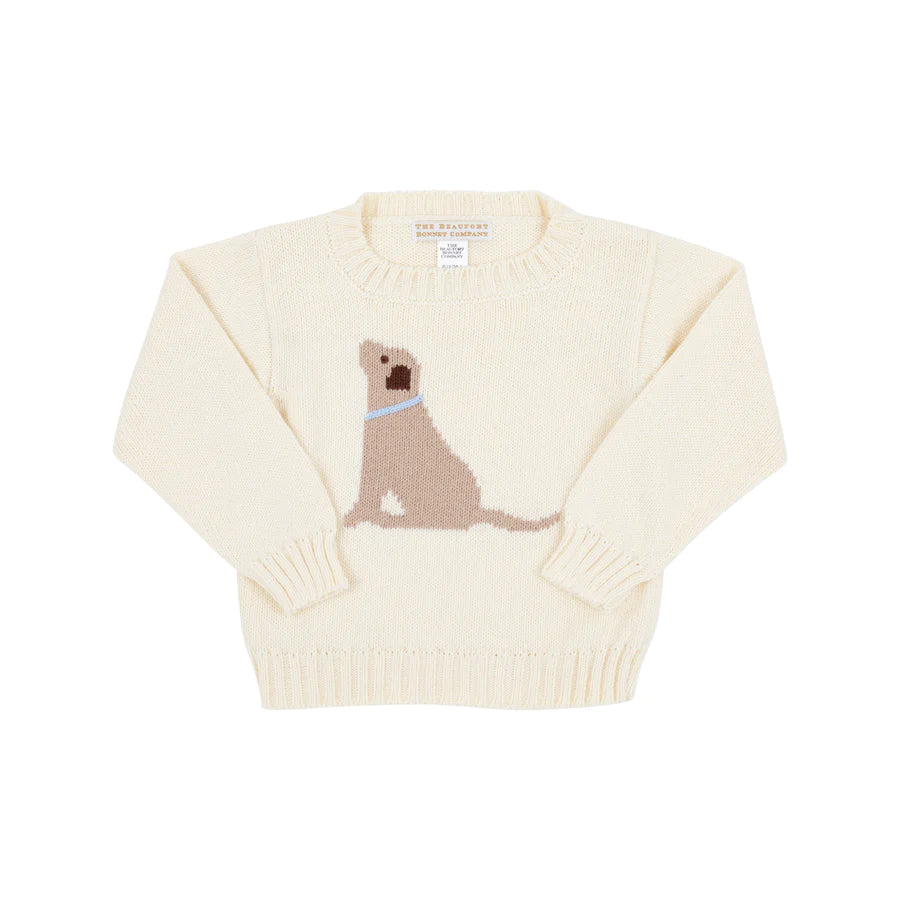 TBBC - Isaac's Intarsia Sweater Palmetto Pearl/Dog