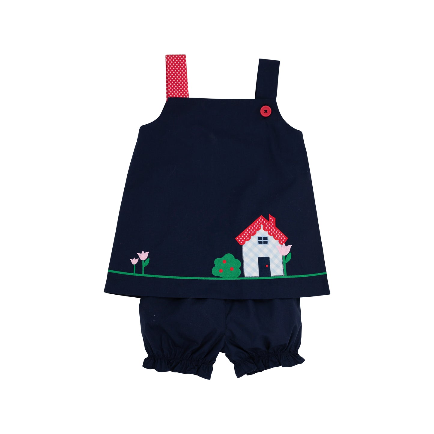 TBBC - Jillian Jumper Set Nantucket Navy/Red/House