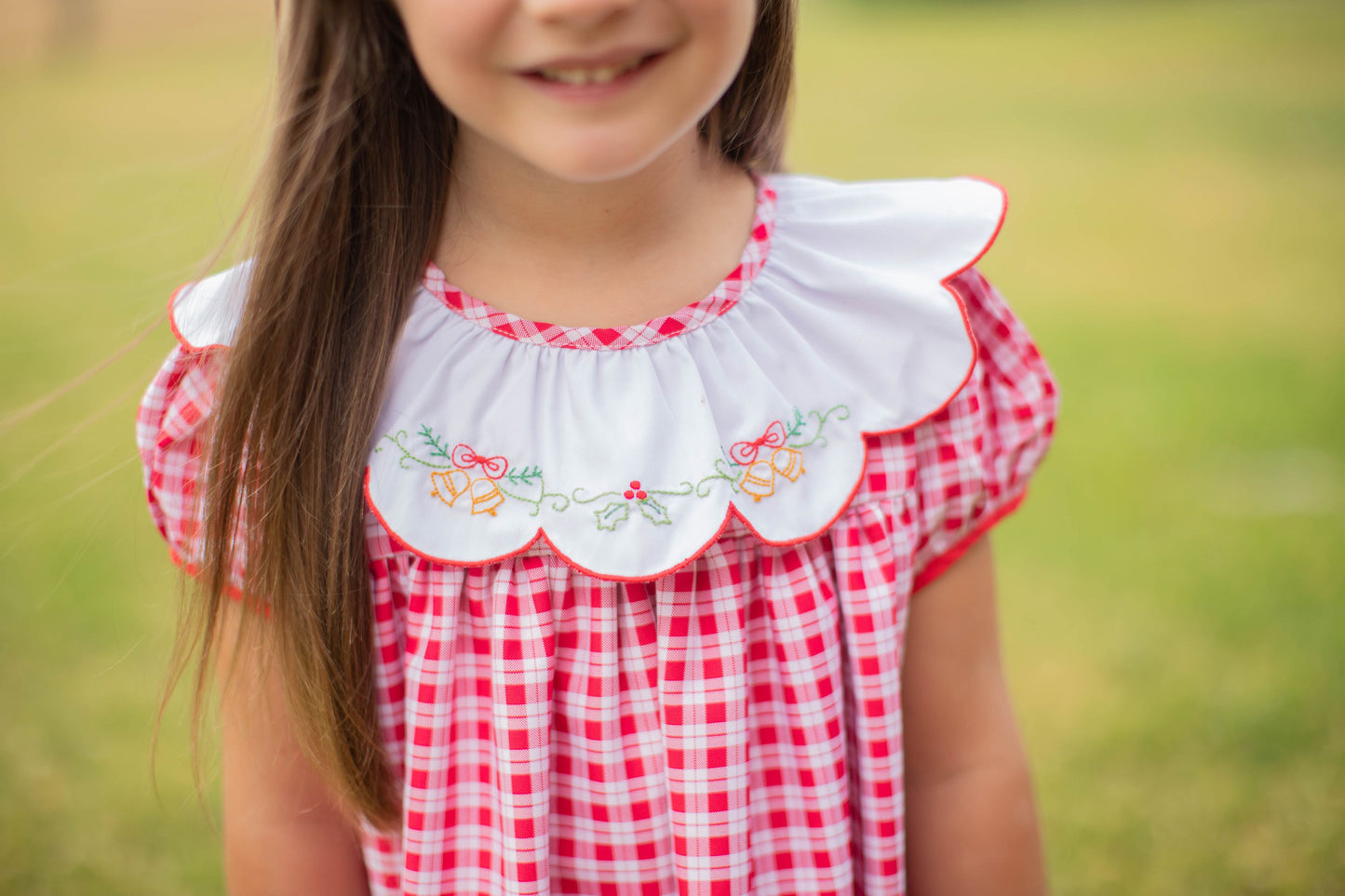 Proper Peony - Golden Bells Christmas Dress