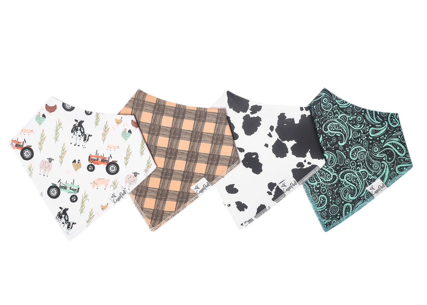 Copper Pearl - Jo Baby Bandana Bib Set