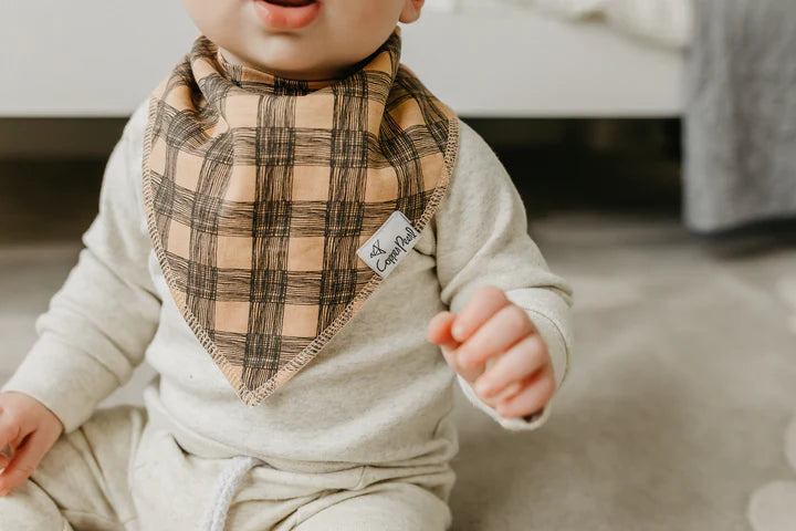 Copper Pearl - Jo Baby Bandana Bib Set