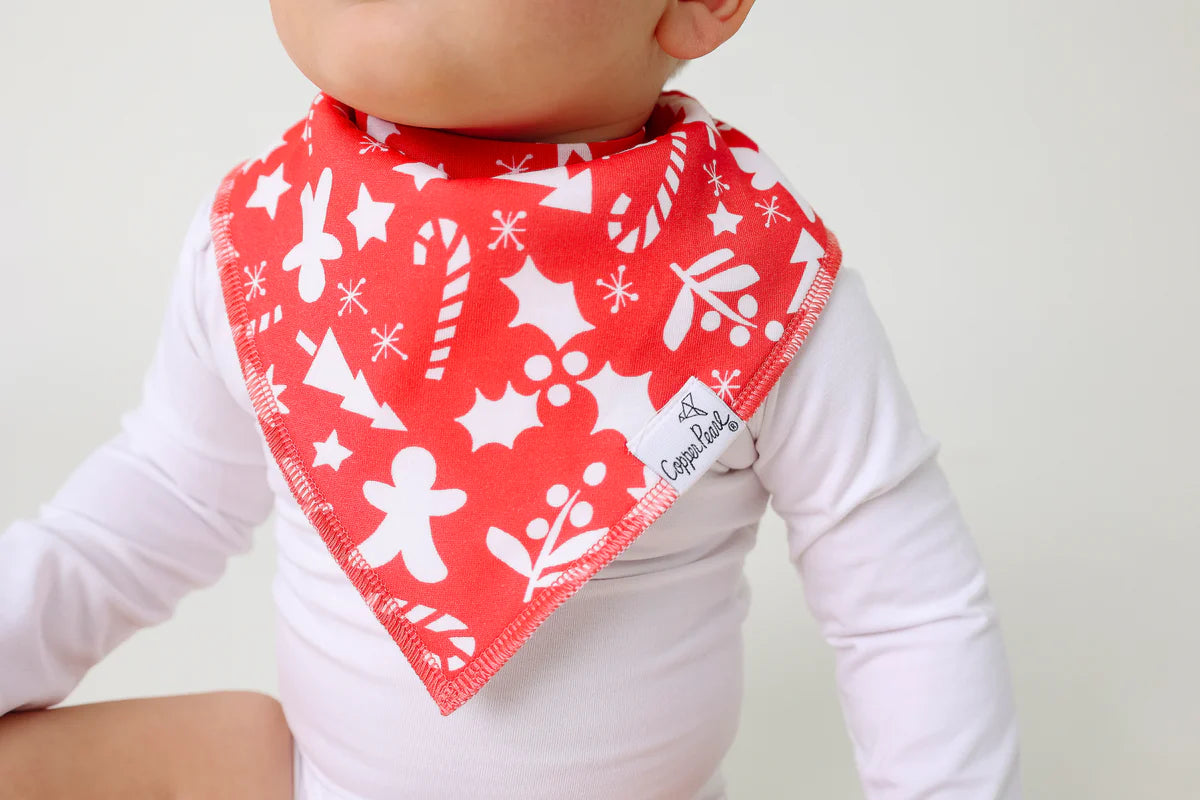 Copper Pearl - Jolly Bandana Bib Set