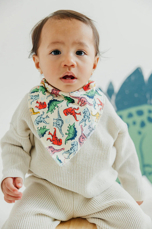 Copper Pearl - Jurassic Park Baby Bandana Bib Set