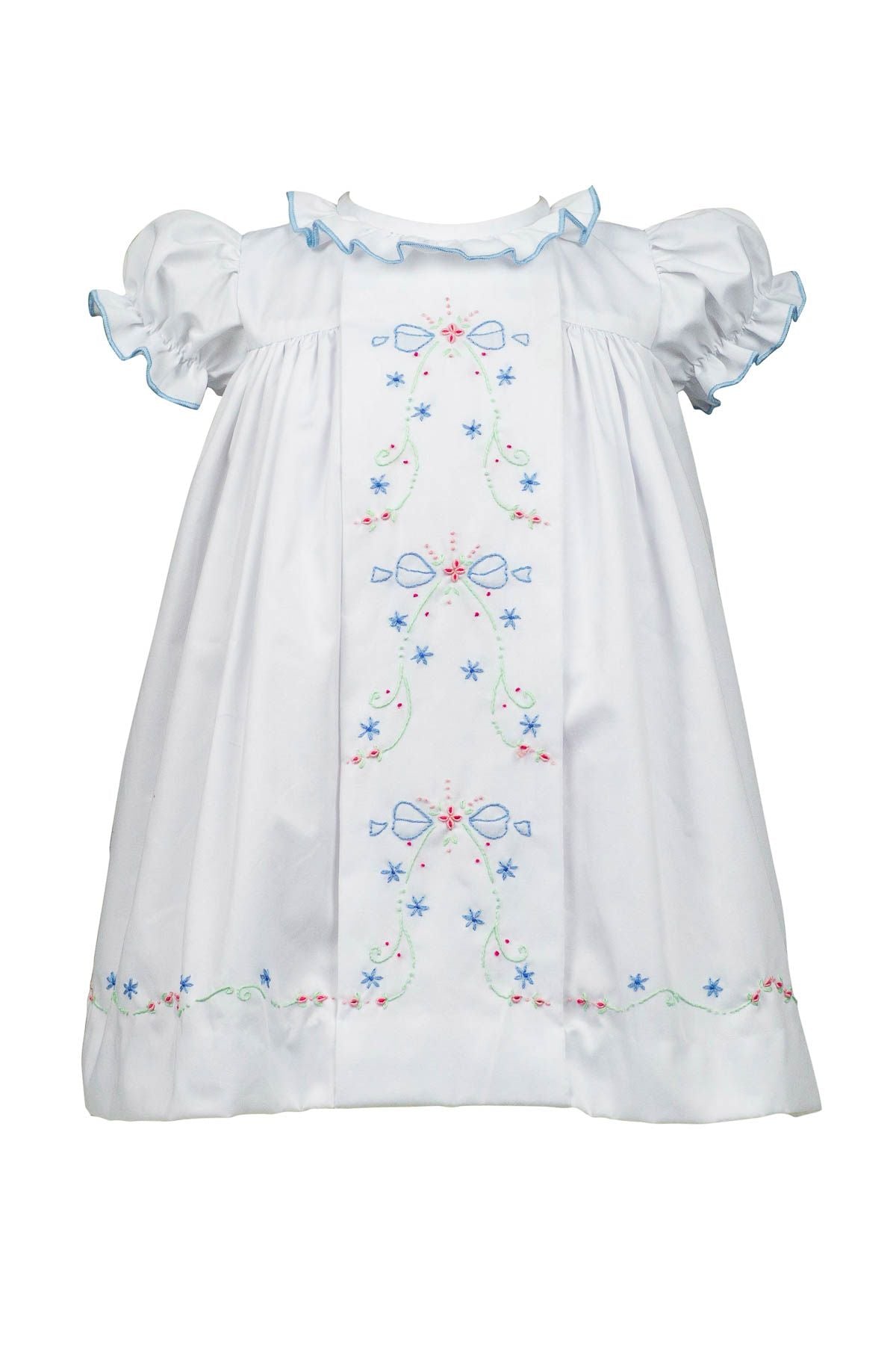 Proper Peony - Bianca Shadow Embroidery Dress White