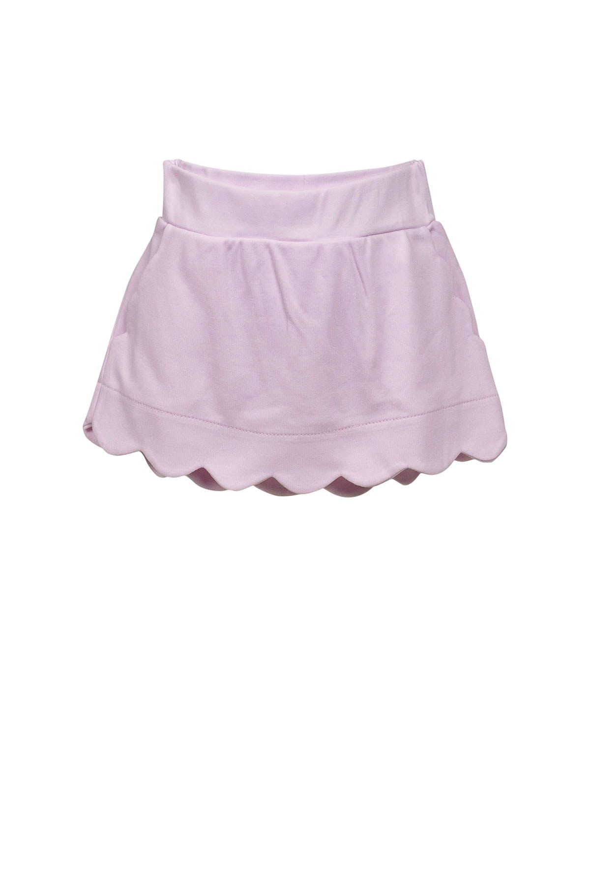 Proper Peony - Pink Scallop Skirt