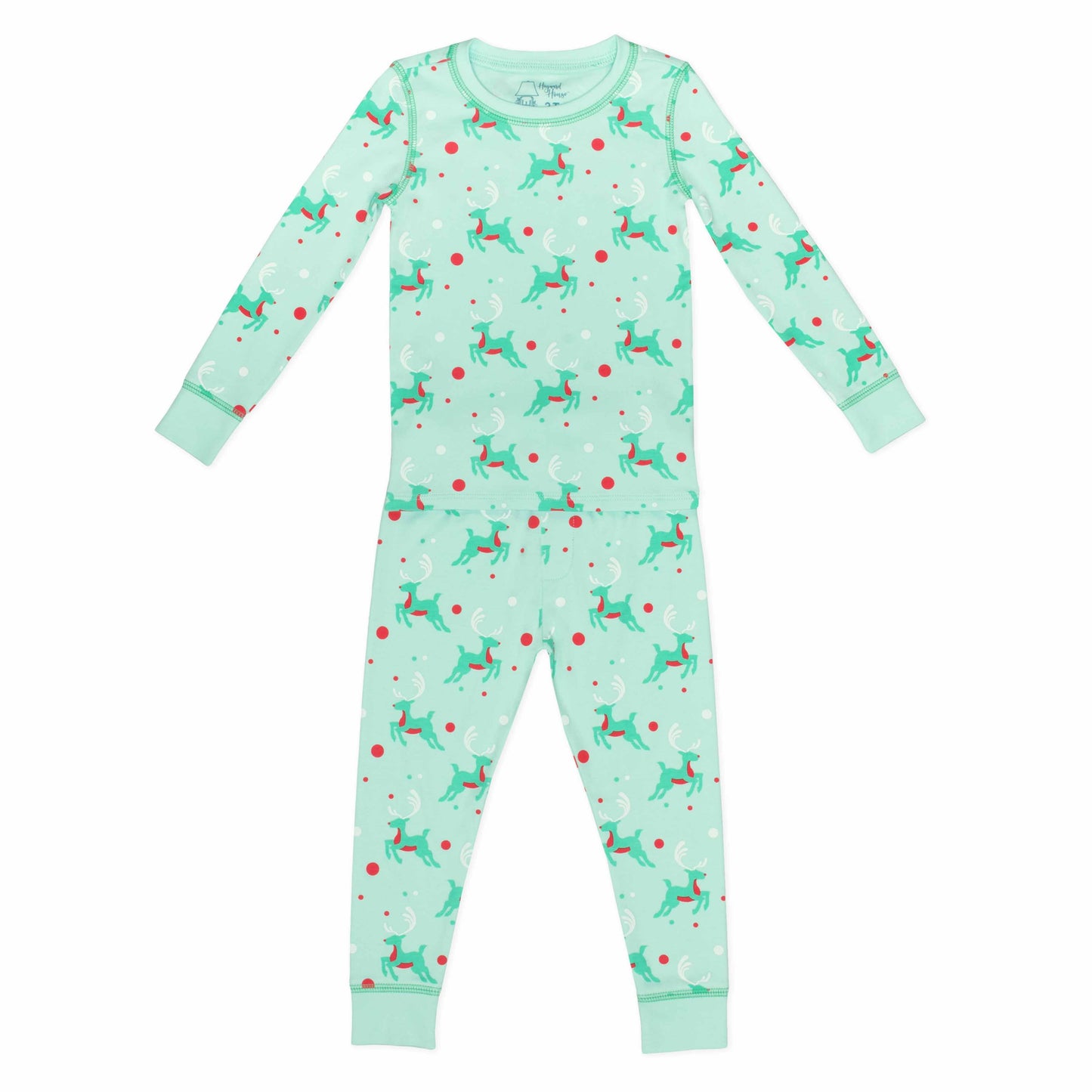 Heyward House - Reindeer 2pc Pajama Set