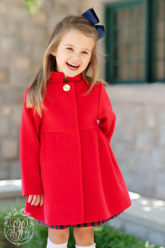 TBBC - Penelope Peacoat - Richmond Red/Nantucket Navy