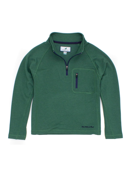 Properly Tied - Bay Pullover Hunter Green