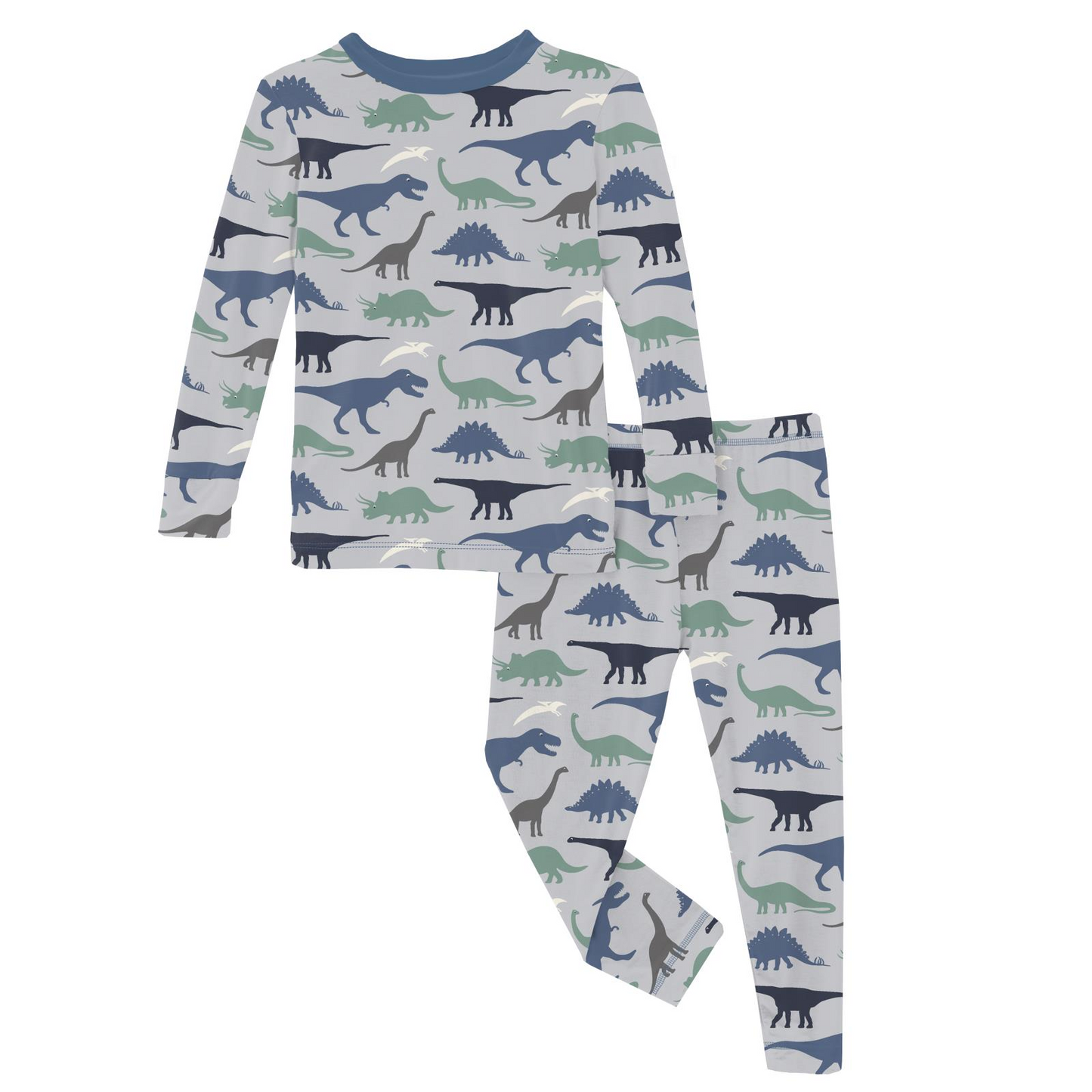 Kickee | Dove Dino Museum Pajama Set