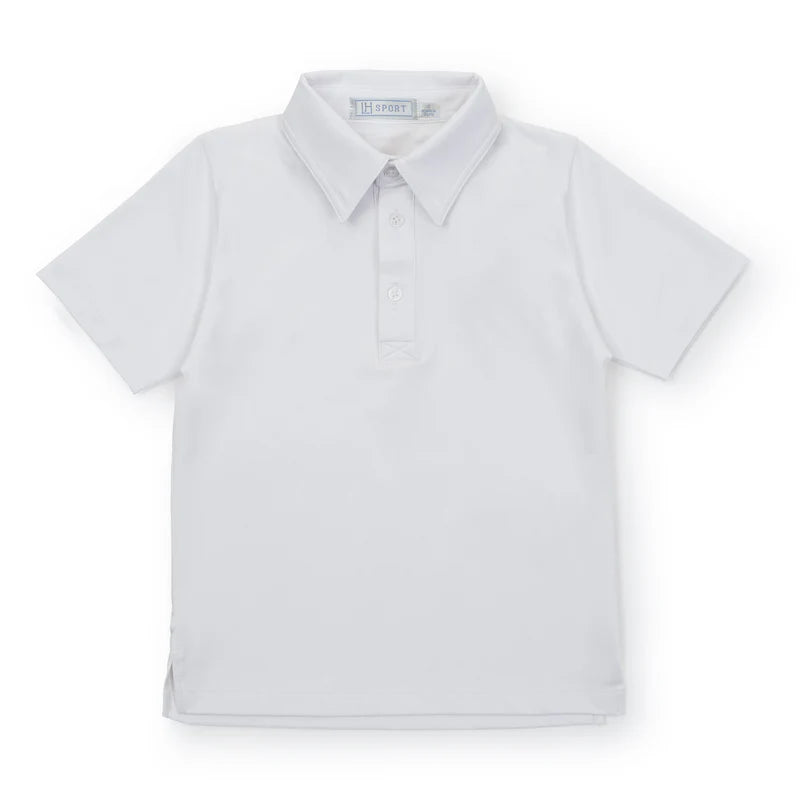 Lila & Hayes - Will Performance Polo White