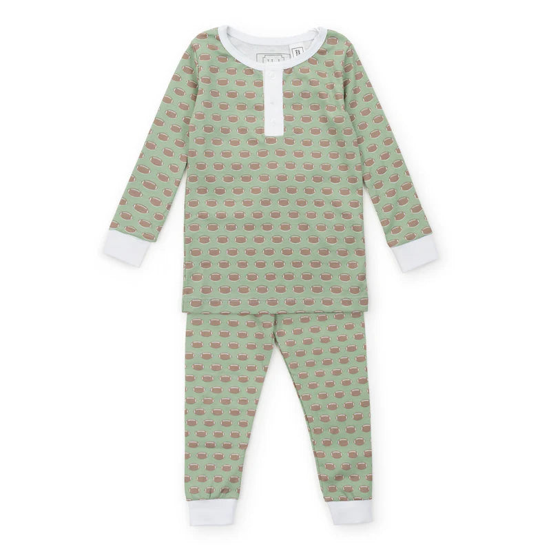 Lila & Hayes - Jack Pajama Set Football