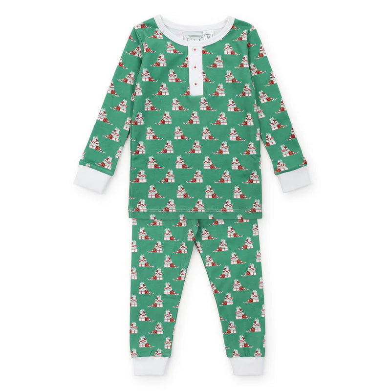 Lila & Hayes - Jack Pajama Set Santa's Helper