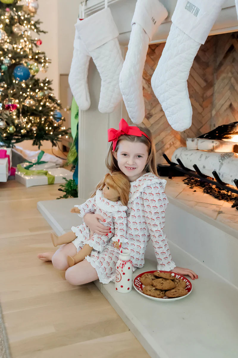 Lila & Hayes - Madeline Dress Hot Cocoa Santa