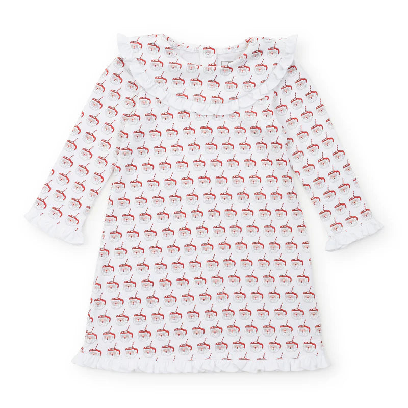 Lila & Hayes - Madeline Dress Hot Cocoa Santa