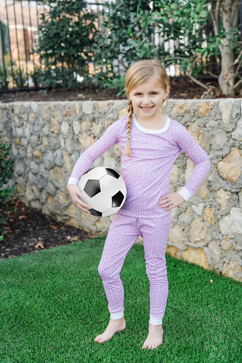 Lila & Hayes - Ava Pajama Set Soccer Girl