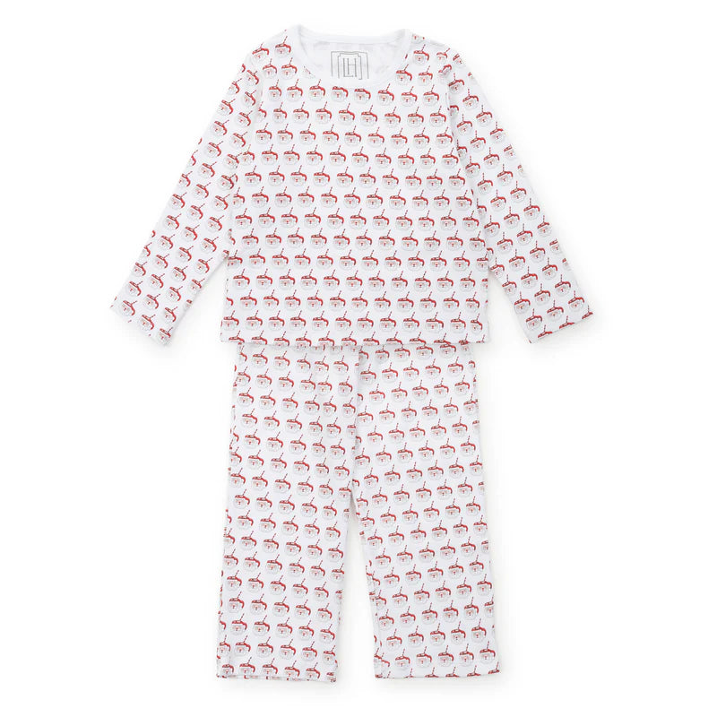 Lila & Hayes - Millie Pant Set Hot Cocoa Santa