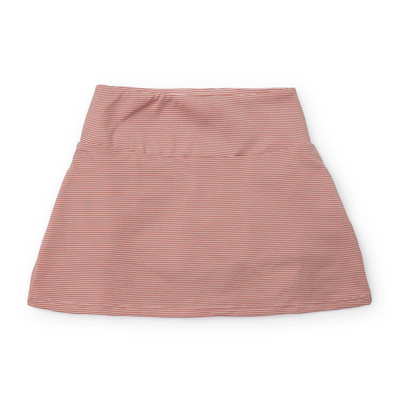 Lila & Hayes - Jane Shirt/Margot Performance Skirt Orange Stripe