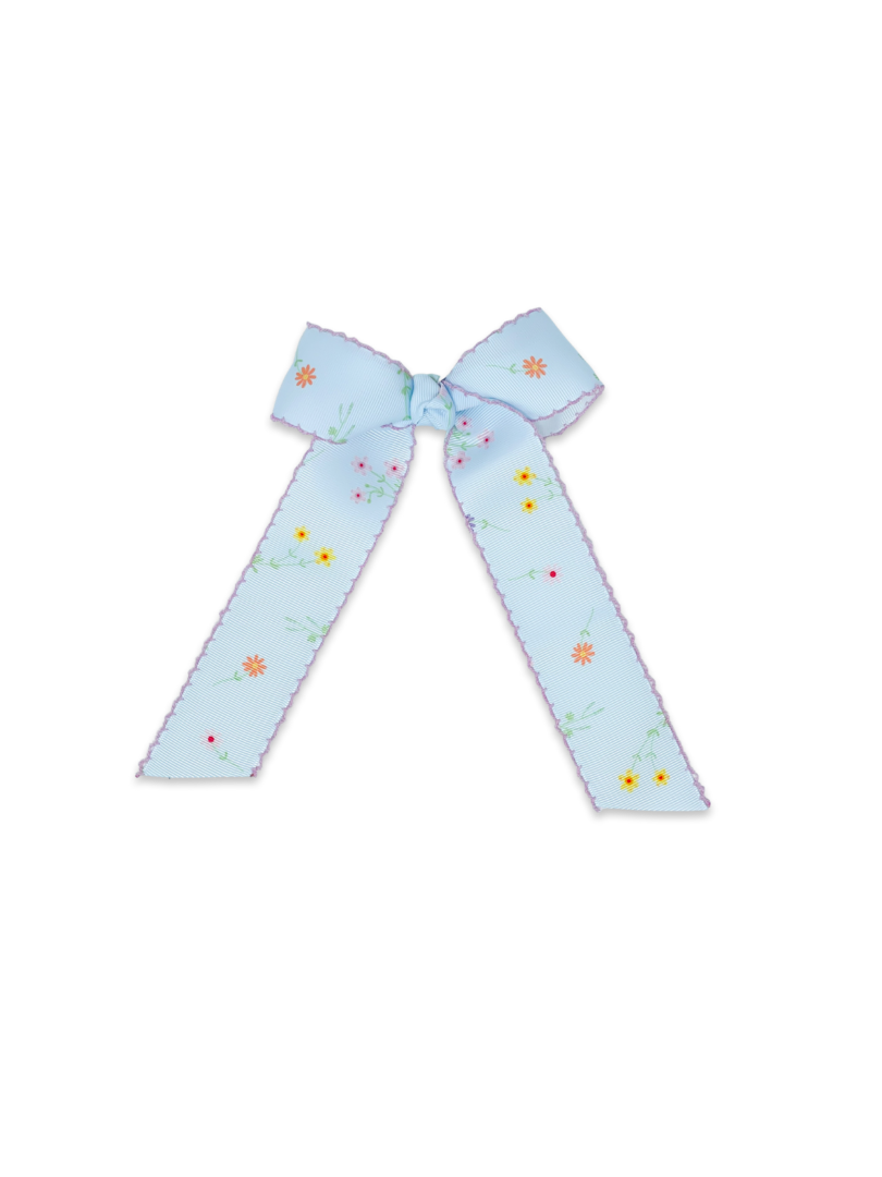 Lullaby Set - Lola Long Bow Blue Floral