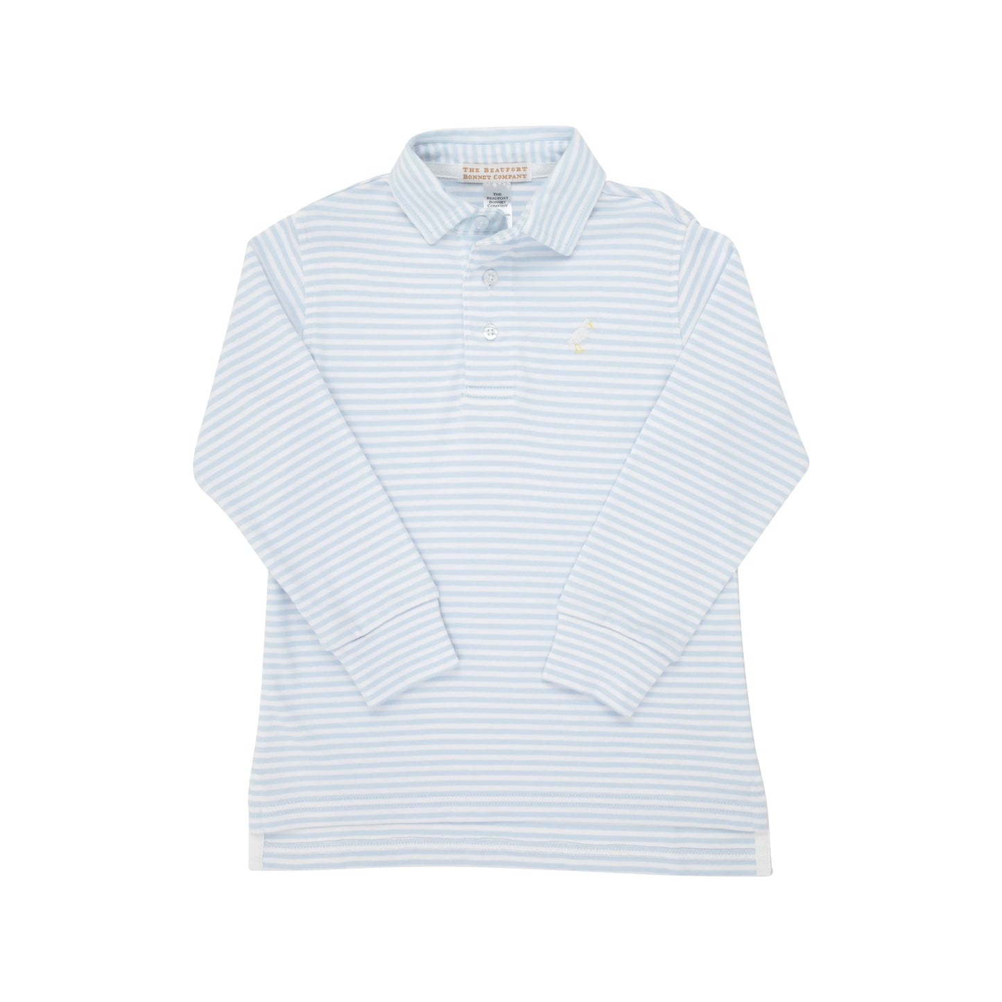 TBBC - Prim & Proper Polo LS Buckhead Blue Stripe/Multicolor