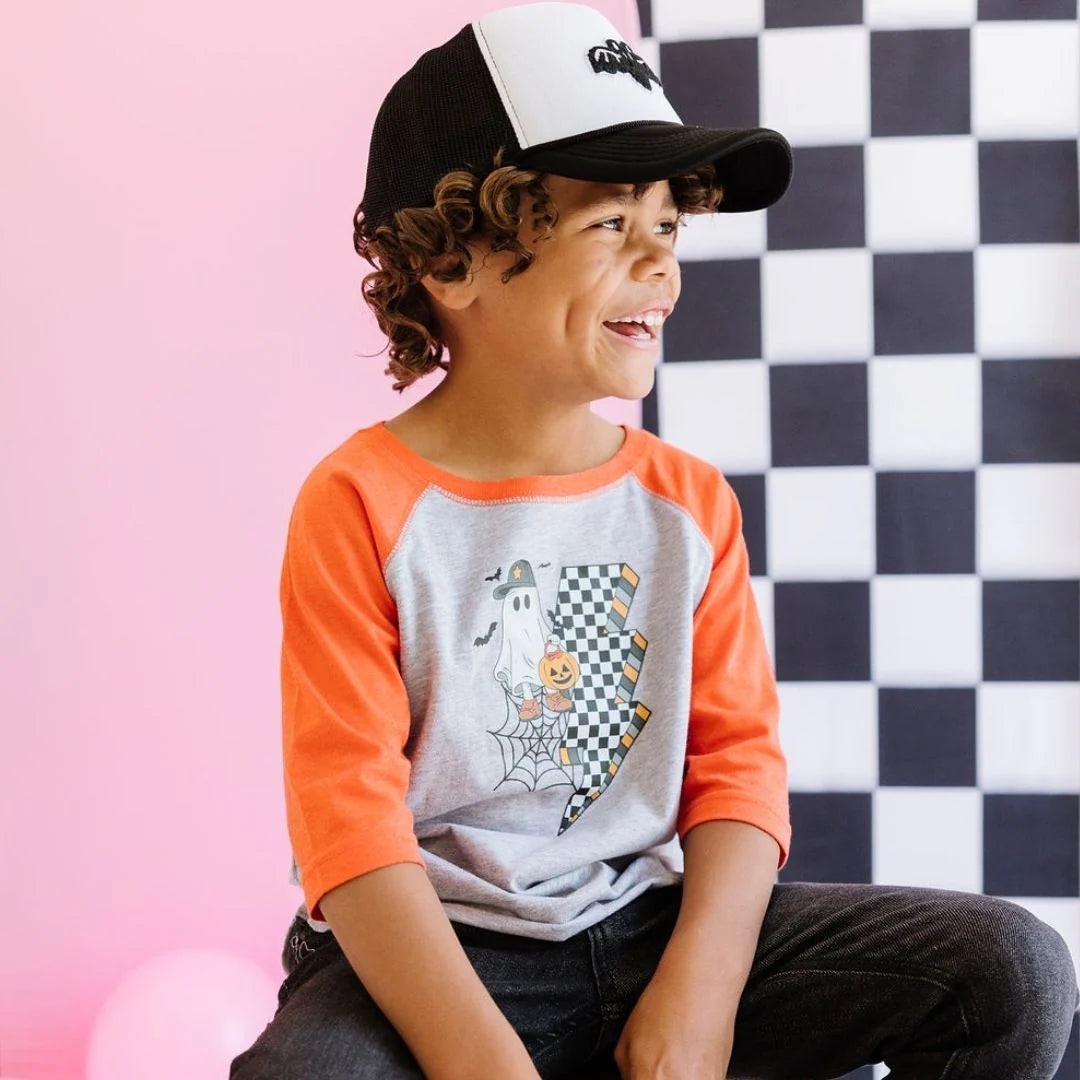 Sweet Wink - Checker Ghost Halloween Shirt