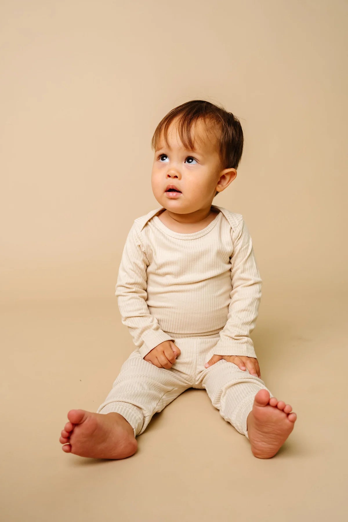 Copper Pearl - Moonstone Rib Knit Pant Set