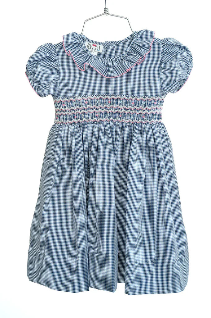 Ruth & Ralph - Charlotte Navy/Pink Dress