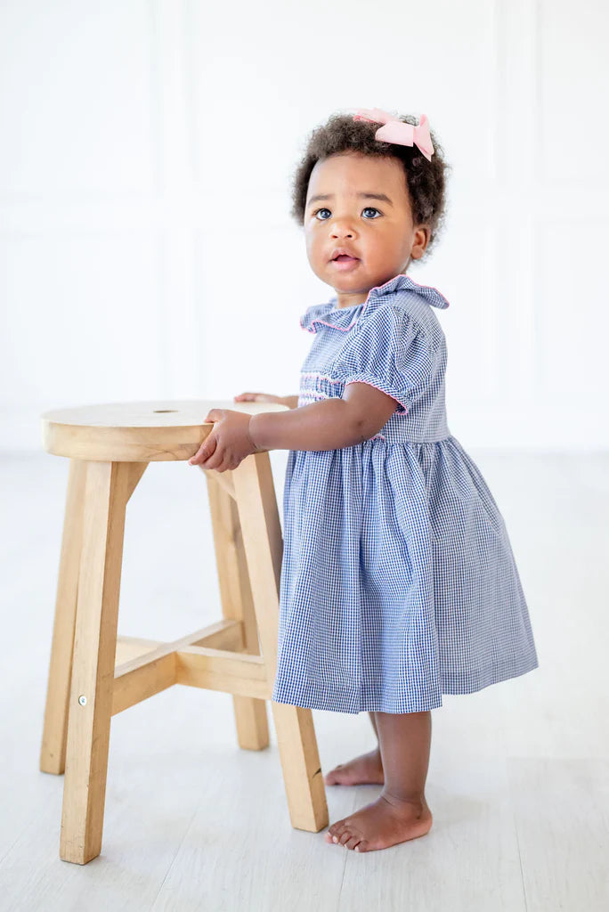 Ruth & Ralph - Charlotte Navy/Pink Bloomer Set