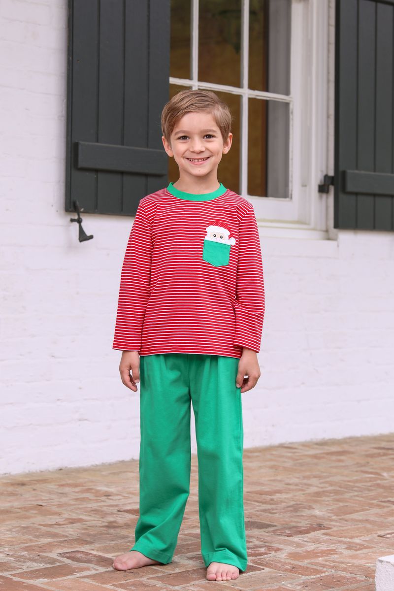 Trotter Street - Santa Pocket Pants Set