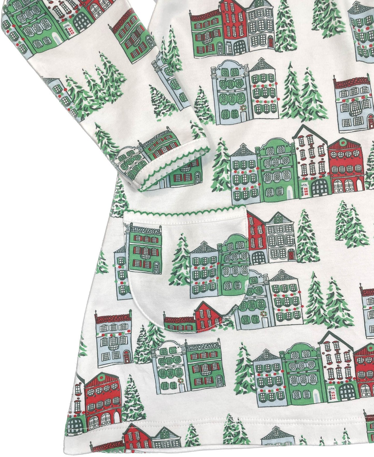 Heyward House - Christmas Houses Twirling Pocket Dress