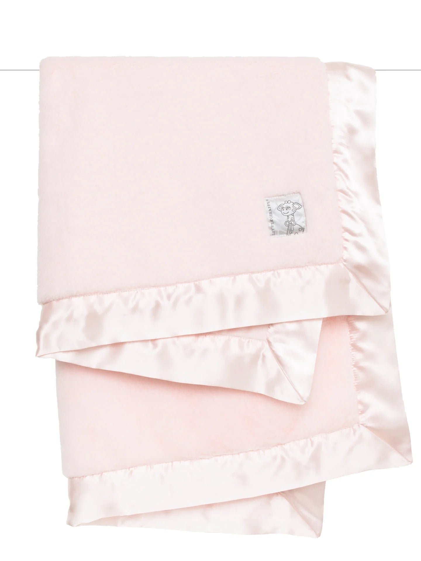 Little Giraffe - Posh Mink Baby Blanket Pink