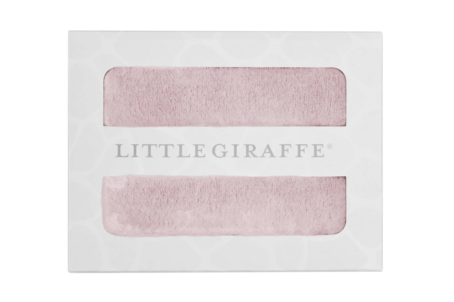 Little Giraffe - Powder Plush Blanket Boxed Dusty Pink