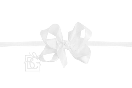Beyond Creations - Satin Bow Pantyhose Headband 3.5"