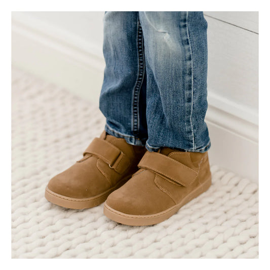 L'Amour - Parker Velcro Boot Nubuck Brown